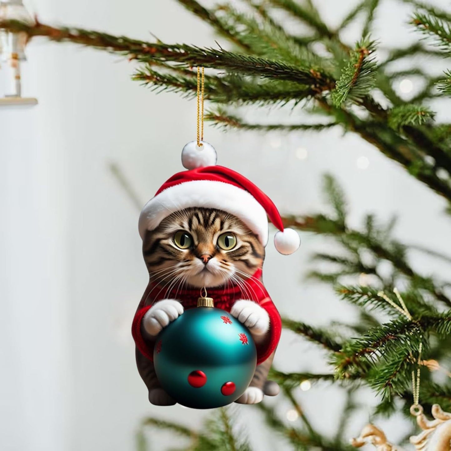 Kitten Christmas Tree Ornaments