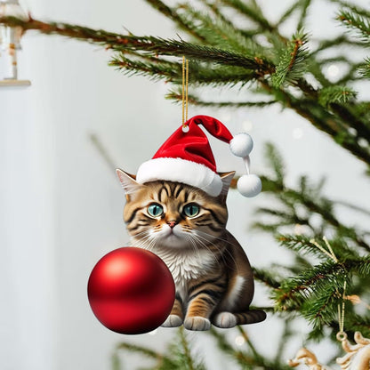 Kitten Christmas Tree Ornaments