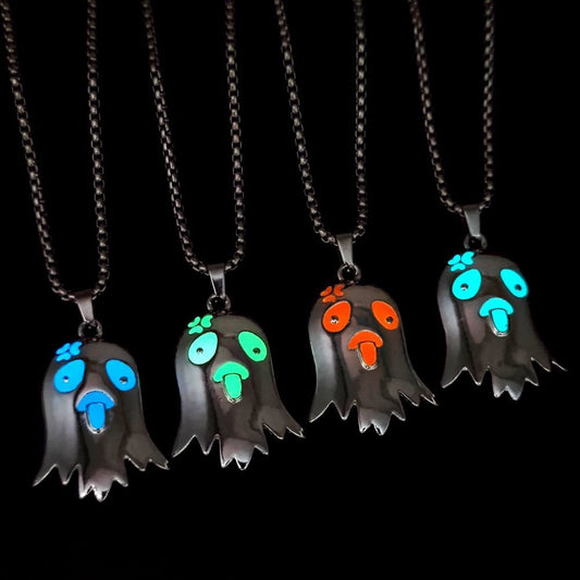 Halloween Glowing Ghost Pendant