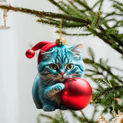 Kitten Christmas Tree Ornaments