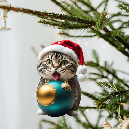 Kitten Christmas Tree Ornaments