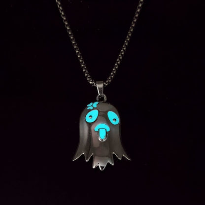 Halloween Glowing Ghost Pendant