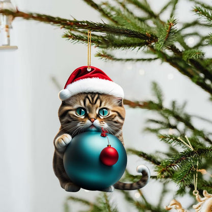 Kitten Christmas Tree Ornaments