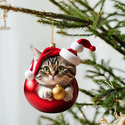 Kitten Christmas Tree Ornaments