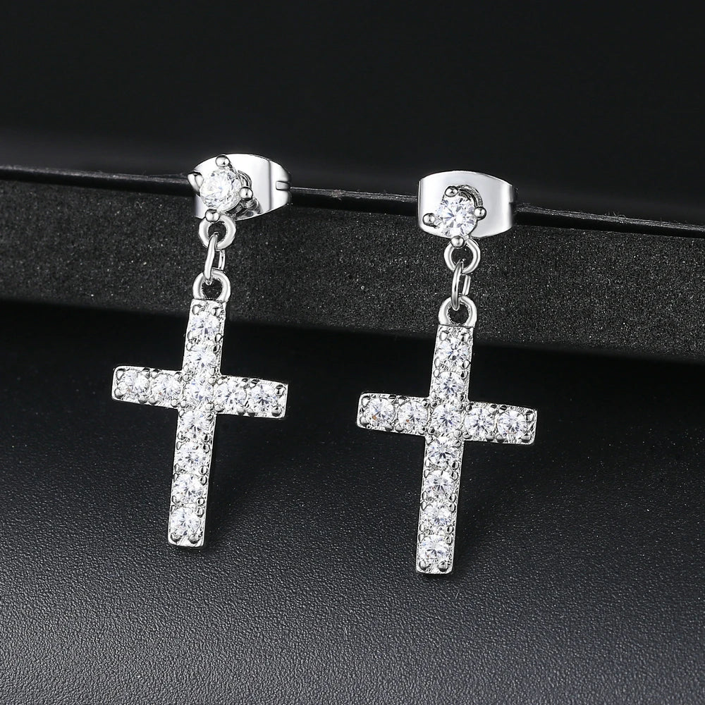 Religious Crystal Drop Crosses