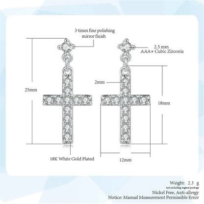 Religious Crystal Drop Crosses