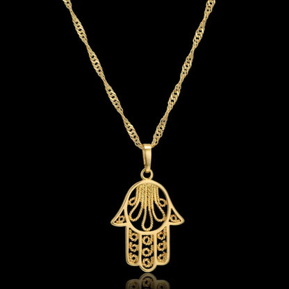 Hand Of Fatima Hamsa Necklace