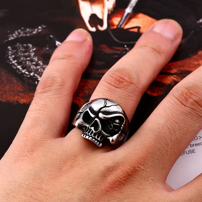 Stainless Steel Skull Ring