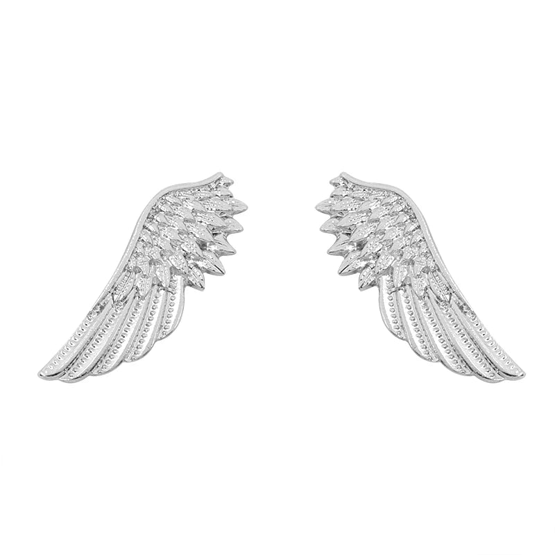 Silver and Gold Collar Wings Brooches