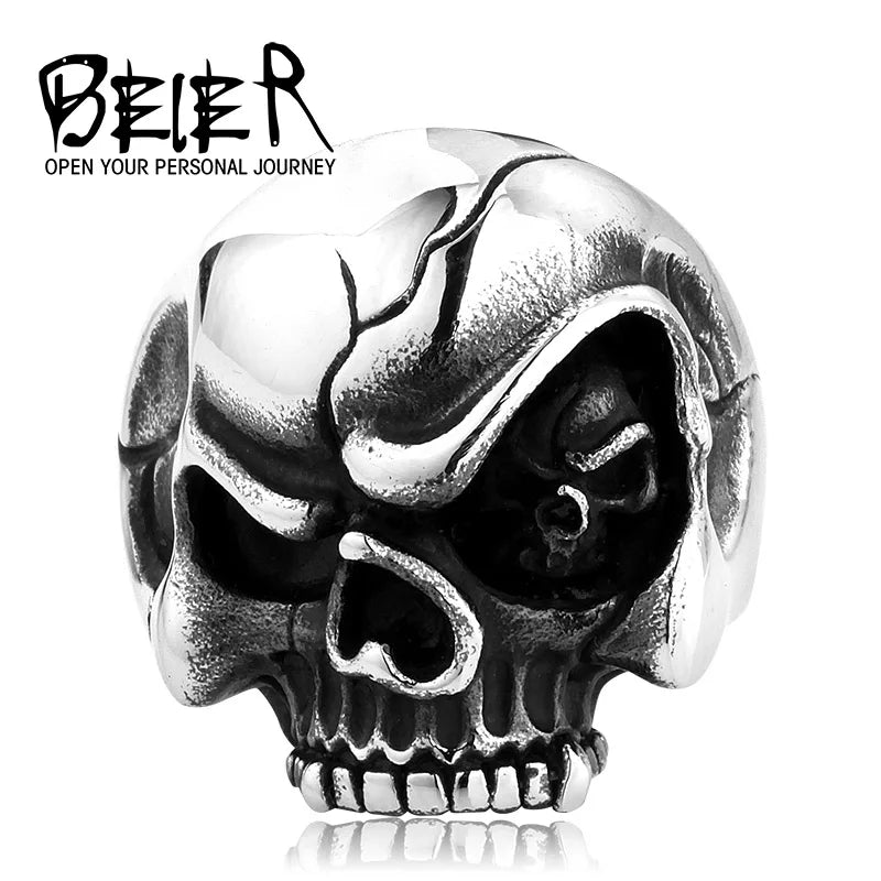 Stainless Steel Skull Ring