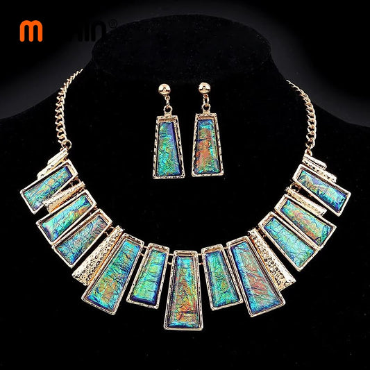 Colorful Eye Catching Necklace & Earrings Sets