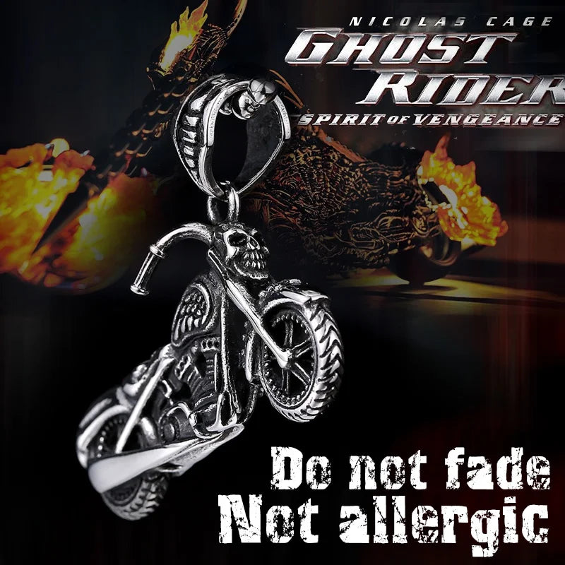 Gunmetal High Quality Stylized Motorcycle Pendants