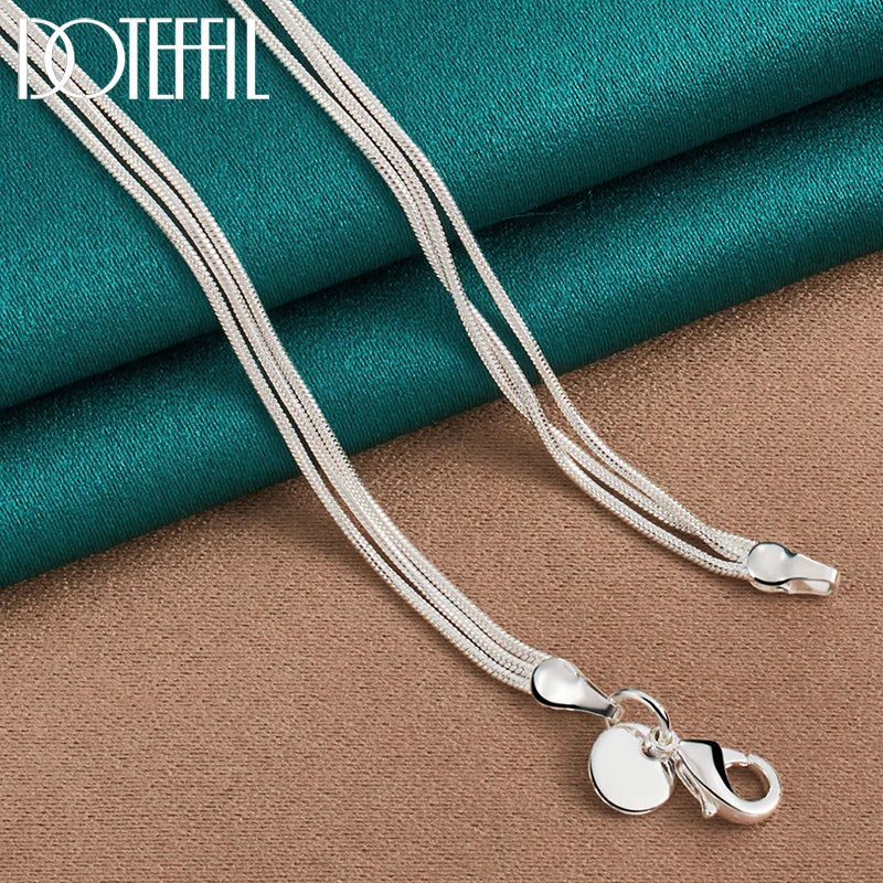 Sterling Silver Balls and Chain Pendant Necklace