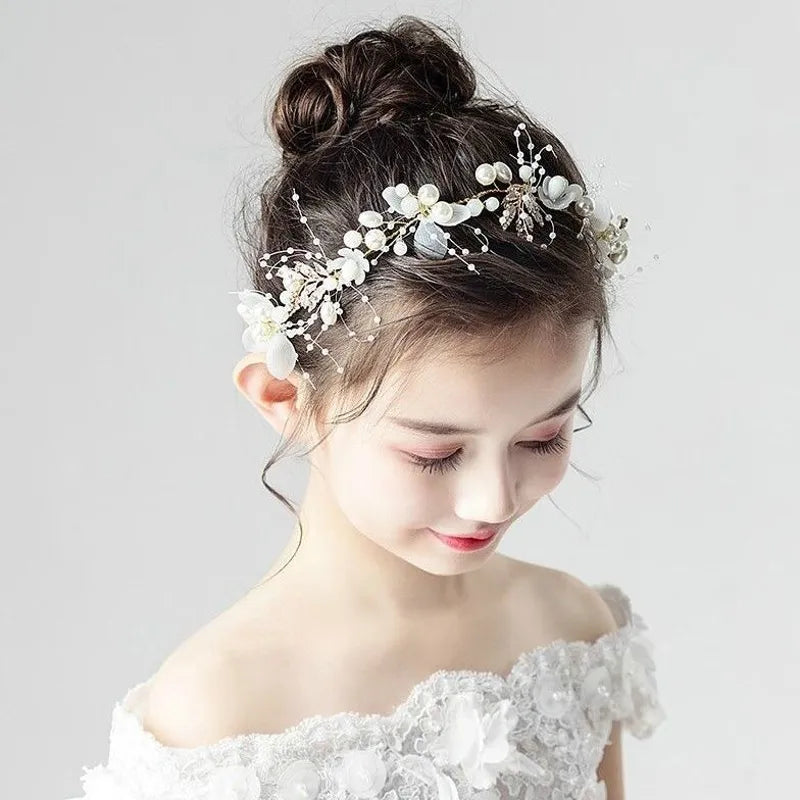 Childs' Floral Wedding Headband