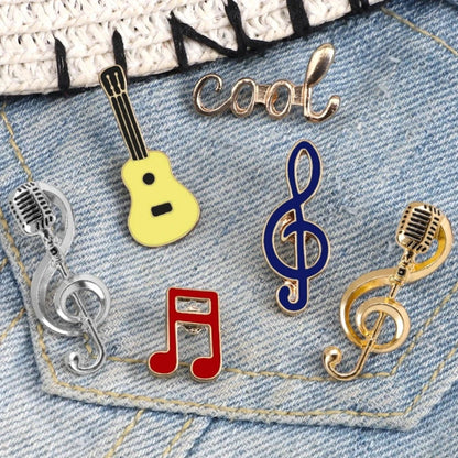 Cool Enamel Treble Clef Musical Note Lapel Pins