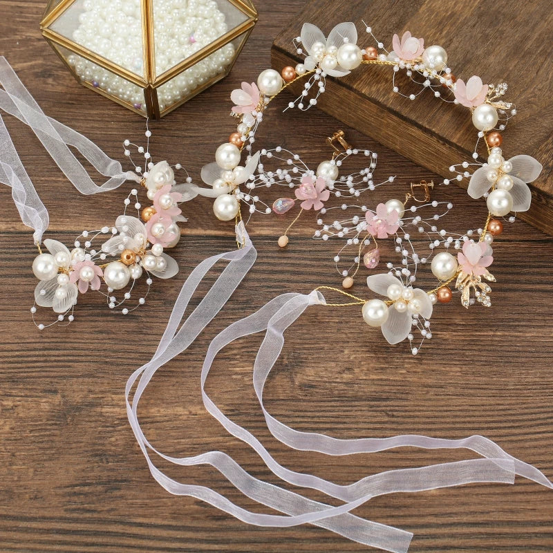 Childs' Floral Wedding Headband