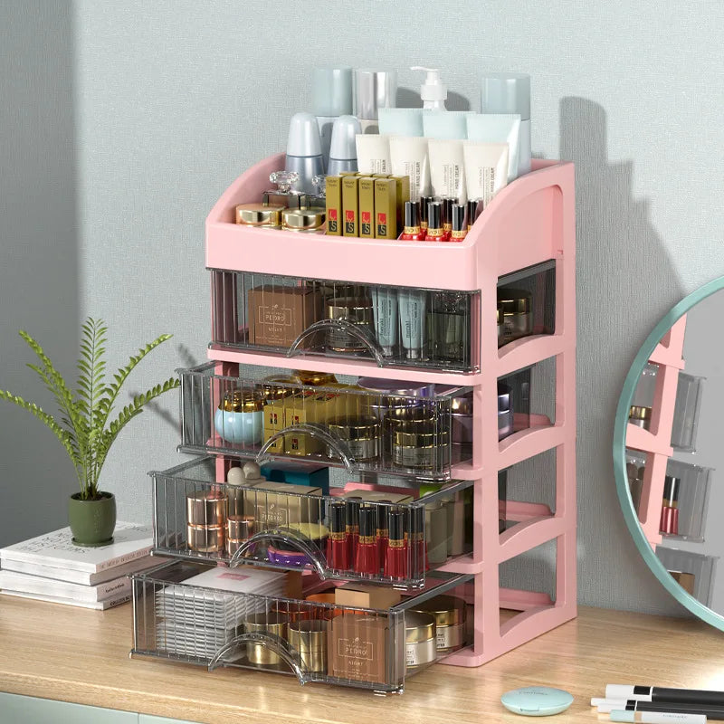 Stackable Storage Makeup Organizer