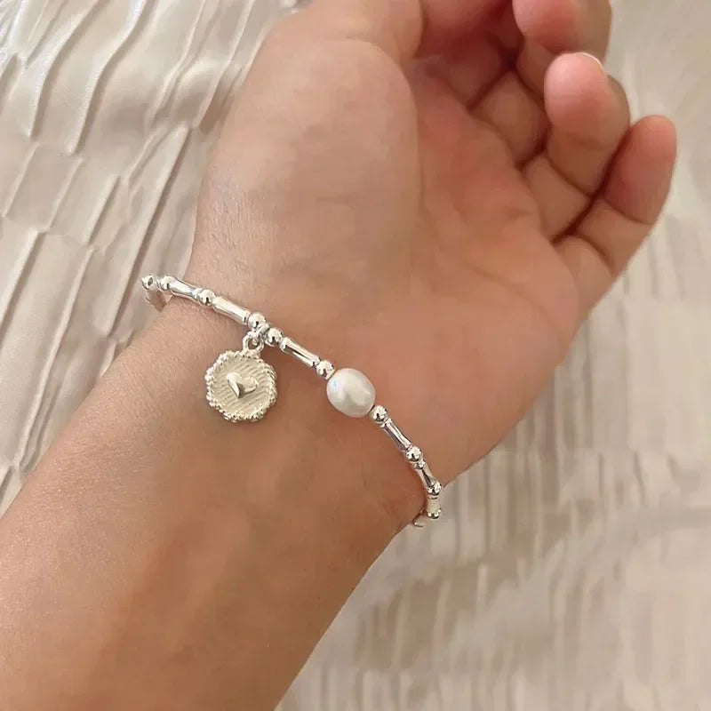 Delicate Pearls Sterling Silver Bracelets