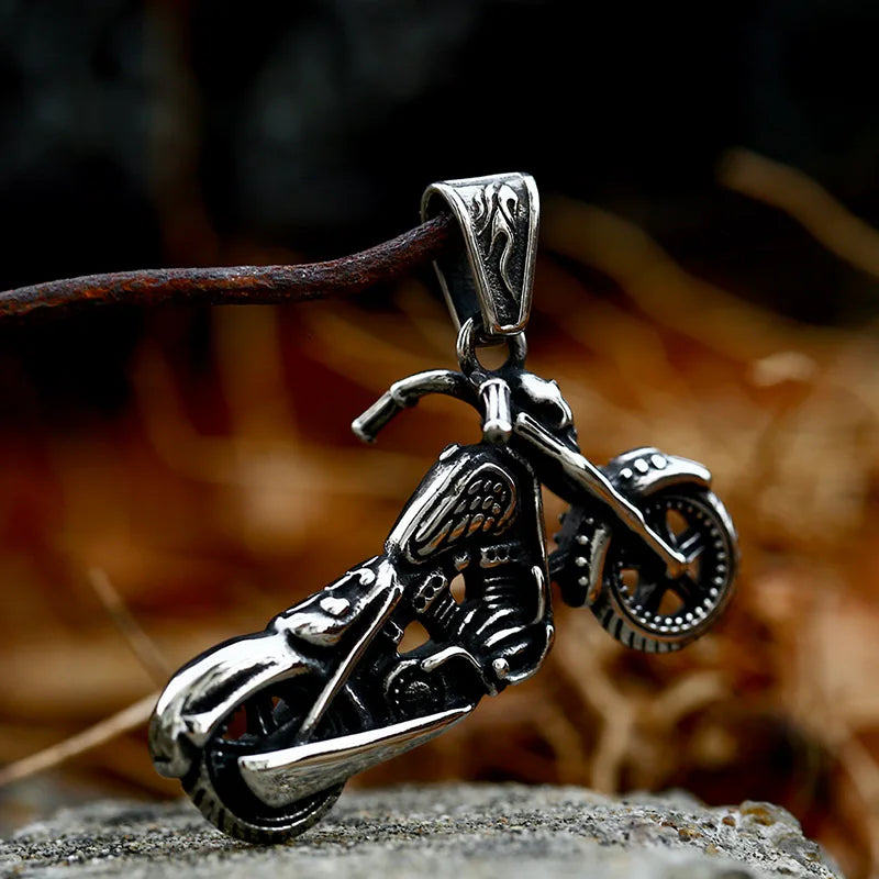 Gunmetal High Quality Stylized Motorcycle Pendants