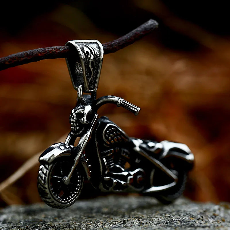 Gunmetal High Quality Stylized Motorcycle Pendants