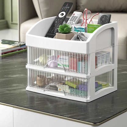 Stackable Storage Makeup Organizer