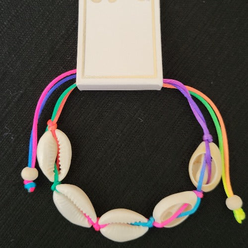 Rainbow Sea Shell Rope Bracelet Anklettes