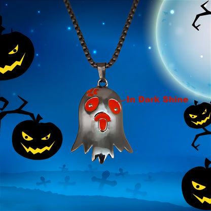 Halloween Glowing Ghost Pendant