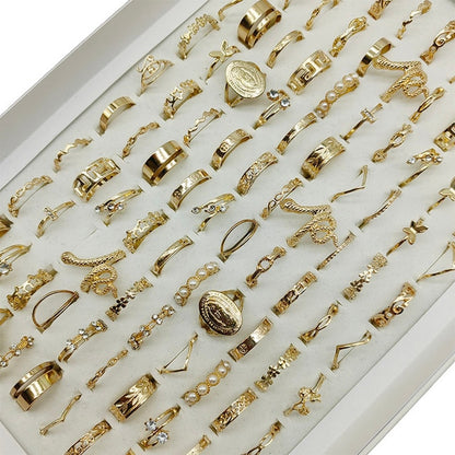 Ring Ring Ring Flower, Skull, Spider, Animal, Leaf, Love, Snake & more 30 pcs