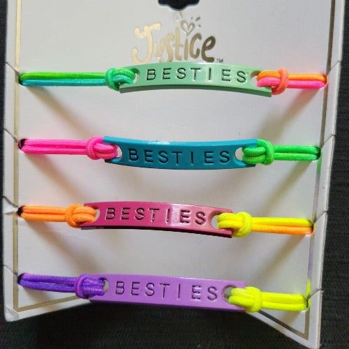 Best Friends Neon Mood Wrist Wraps 4 Pcs.