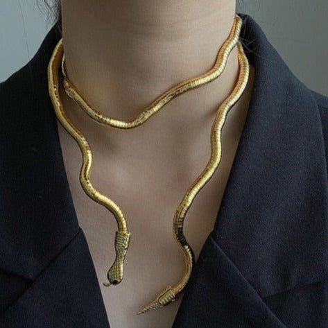 Wrap Around Snake Necklace