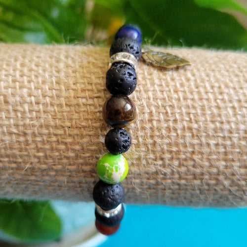 Diffuser Lava Beads with Charms