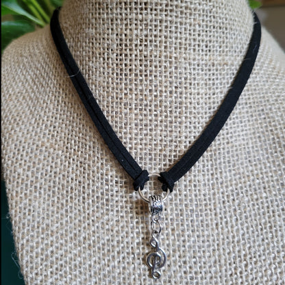 Black & Brown Necklaces with Charms 43cm