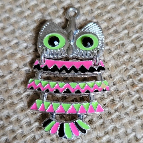 Silver and Acrylic Charms