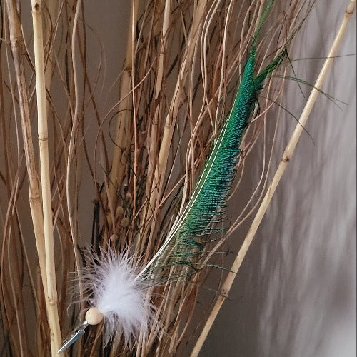 Festive Bohemian Feather Decorative Clip Ons 4 Styles
