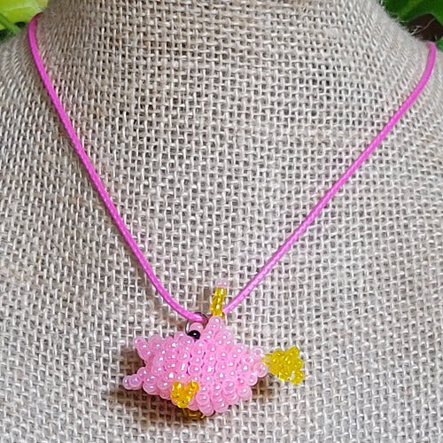 Kids' Seed Bead Character Rope Necklaces