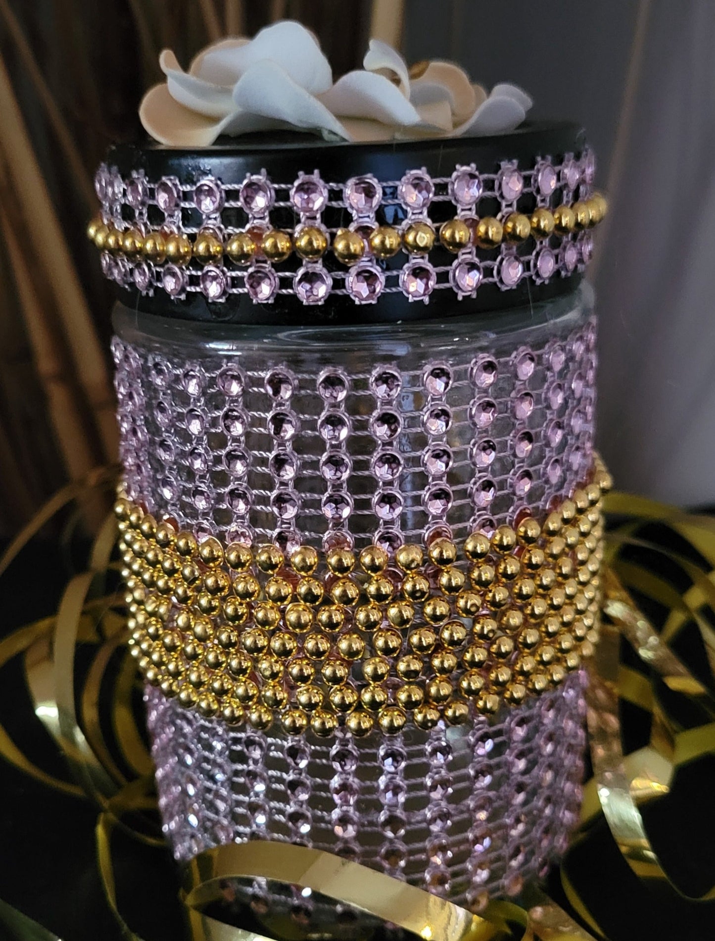 Decorative Jars with Rejuvenating Eucalyptus or Lavender Coconut Epsom Salts