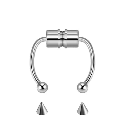 Stainless Steel Magnet Nose Ring