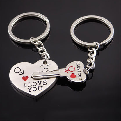 I Love You Heart Key Chain 2 Pcs