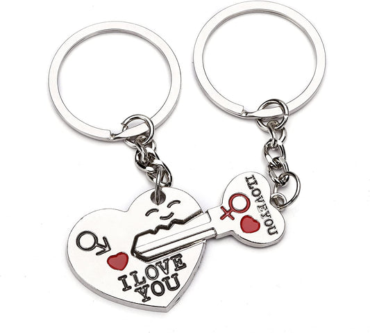 I Love You Heart Key Chain 2 Pcs