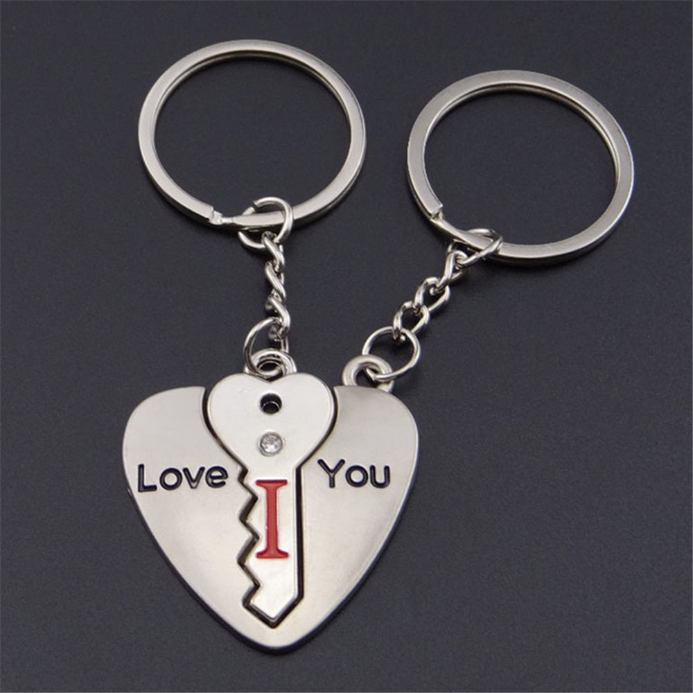 I Love You Heart Key Chain 2 Pcs