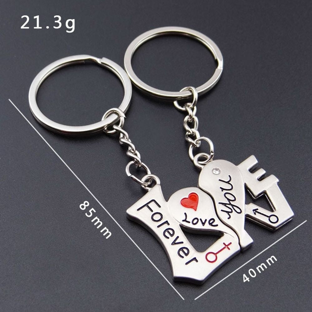 I Love You Heart Key Chain 2 Pcs