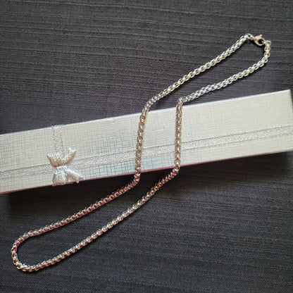 Silver Linked Box Chains