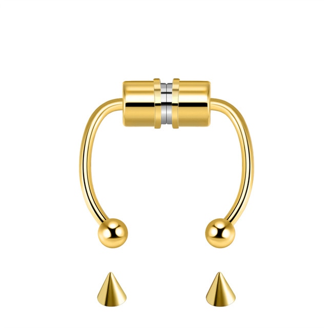 Stainless Steel Magnet Nose Ring