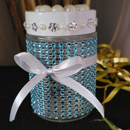 Decorative Jars with Rejuvenating Eucalyptus or Lavender Coconut Epsom Salts