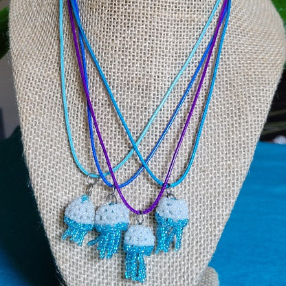 Kids' Seed Bead Character Rope Necklaces