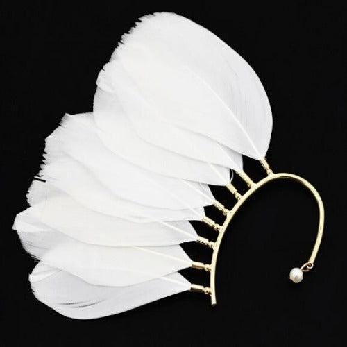 Colorful Feather Non-Piercing Ear Cuff