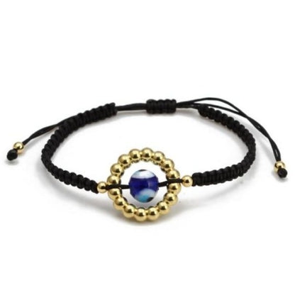 Turkish Lucky Blue Evil Eye Beaded Bracelet