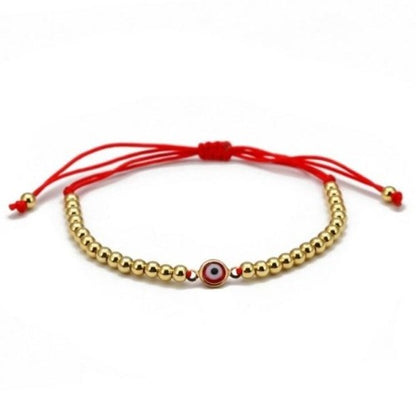 Turkish Lucky Blue Evil Eye Beaded Bracelet