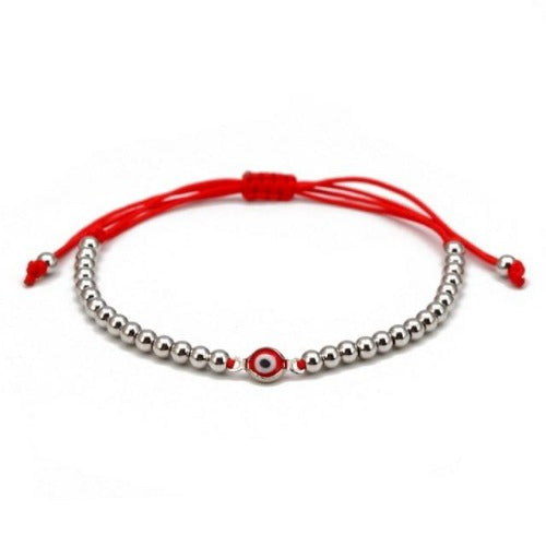 Turkish Lucky Blue Evil Eye Beaded Bracelet