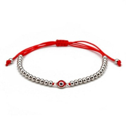 Turkish Lucky Blue Evil Eye Beaded Bracelet